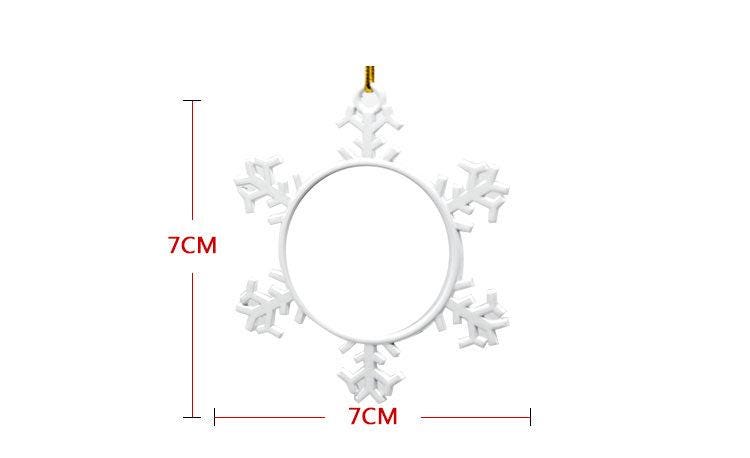 Personalised Snowflake Christmas Ornament โ Custom Double-Sided Photo Tree Decoration โ Unique Holiday Gift