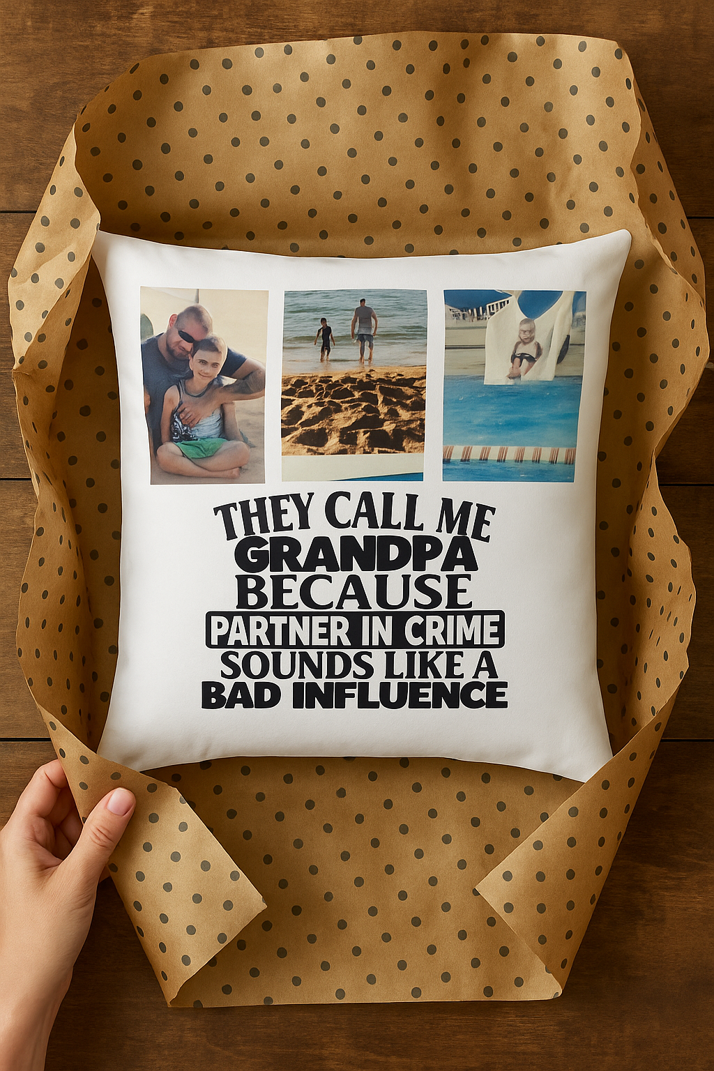 Personalised Cotton Cushion Cover 30x30cm – Custom Name or Message, Perfect Gift for Any Occasion, Decorative Throw Pillow Cover