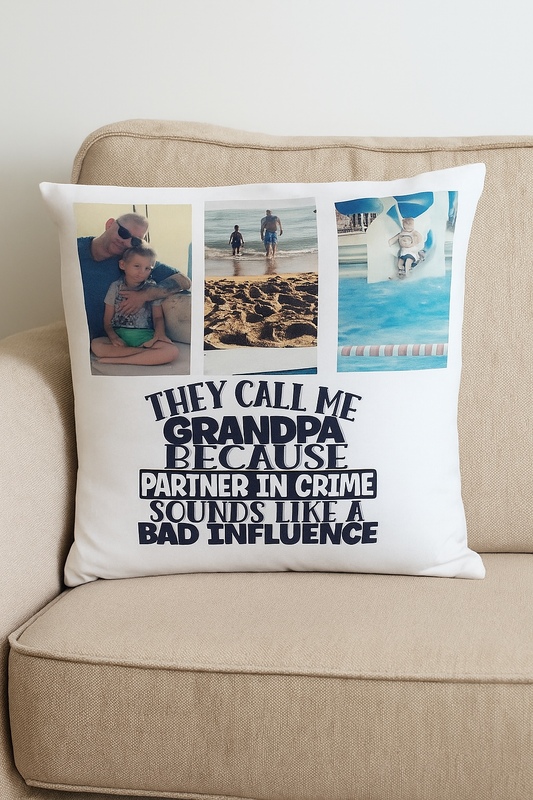Personalised Cotton Cushion Cover 30x30cm – Custom Name or Message, Perfect Gift for Any Occasion, Decorative Throw Pillow Cover