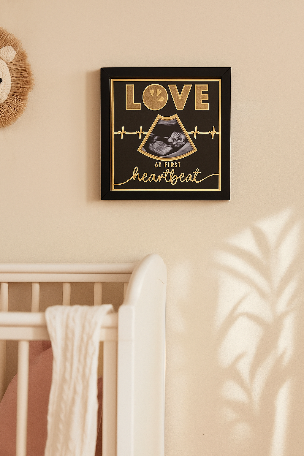 Custom Ultrasound Photo Frame – Baby Shower Gift & Pregnancy Keepsake