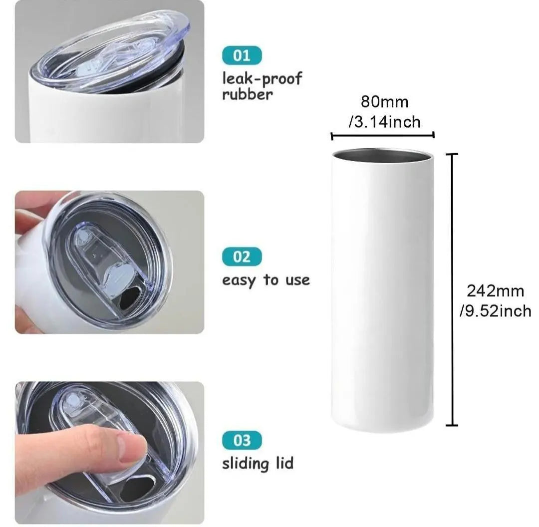 Custom 6-Photo Pet Tumbler – 20oz Stainless Steel Insulated Cup – The Perfect Gift for Pet Lovers, Dog Mums &amp; Dads!